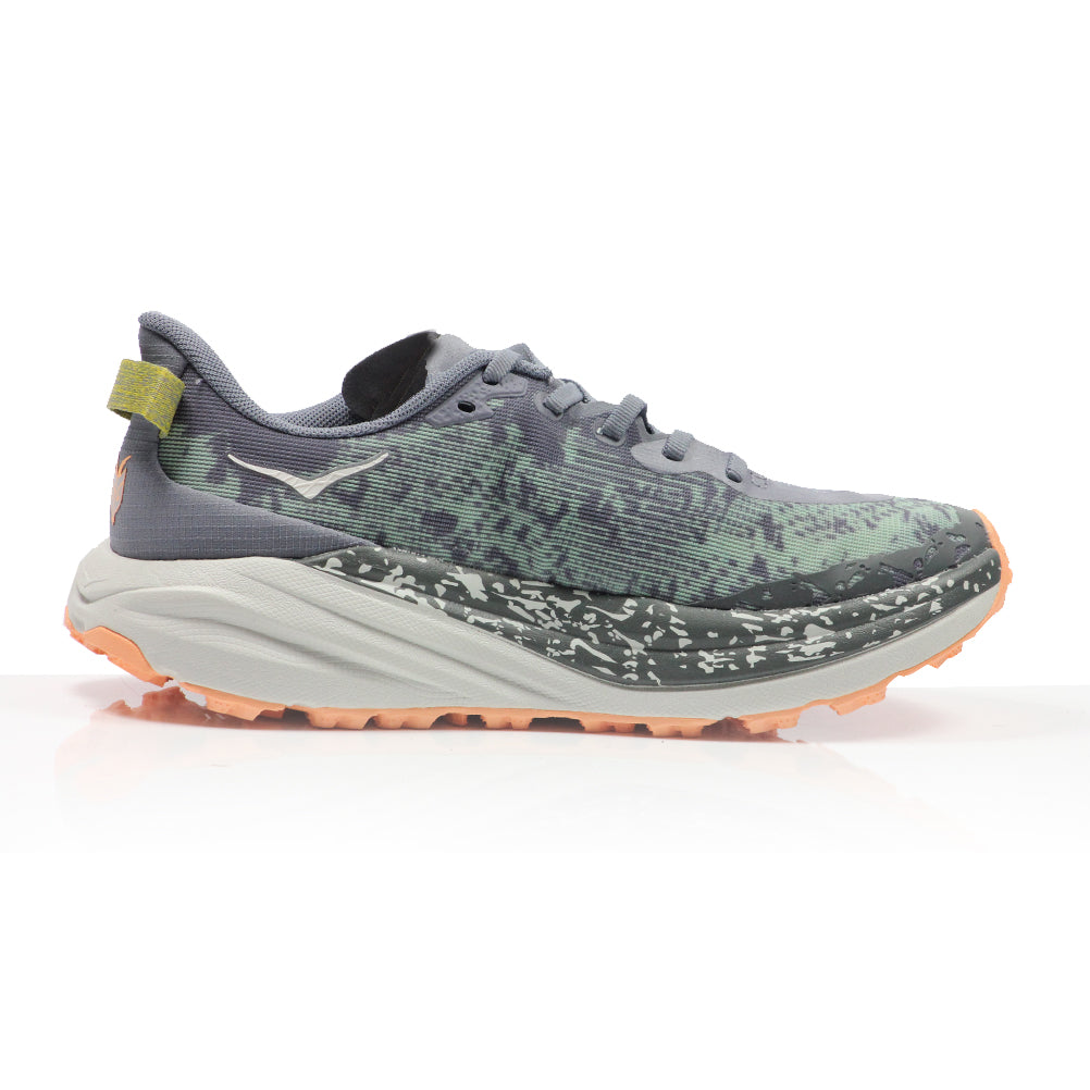 Hoka One One Speedgoat 6 Women's Wide Fit Trail Shoe - Grey Skies/Cosmic Grey