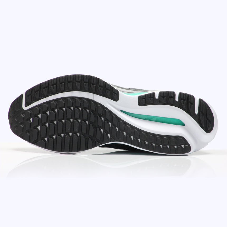 Mizuno Wave Inspire 19 Men's Running Shoe - Black/Metallic Gray/Biscay Green
