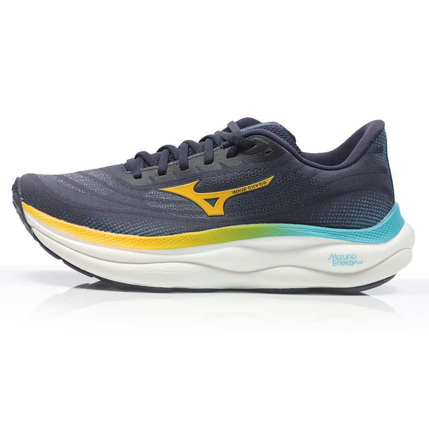 Mizuno Wave Sky 9 Men's Running Shoe - Baritone Blue/Citrus/Capri Breeze