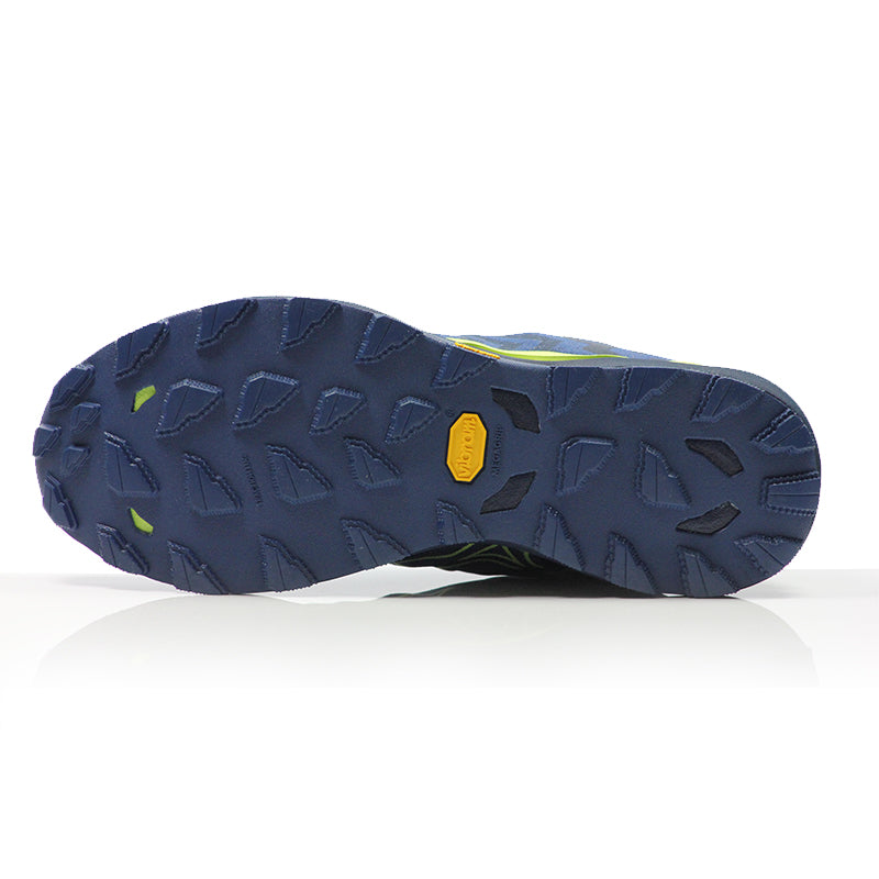 Mizuno Wave Daichi 8 Men's Trail Shoe - Navy Peony/Sharp Green