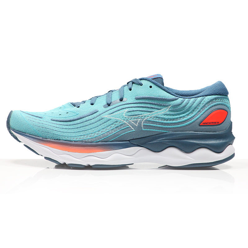 Mizuno Wave Skyrise 4 Men's Running Shoe - Blue Ashes/Nimbus Cloud/Soleil