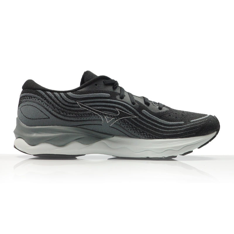Mizuno Wave Skyrise 4 Men's Running Shoe - Black/White/Storm Weather