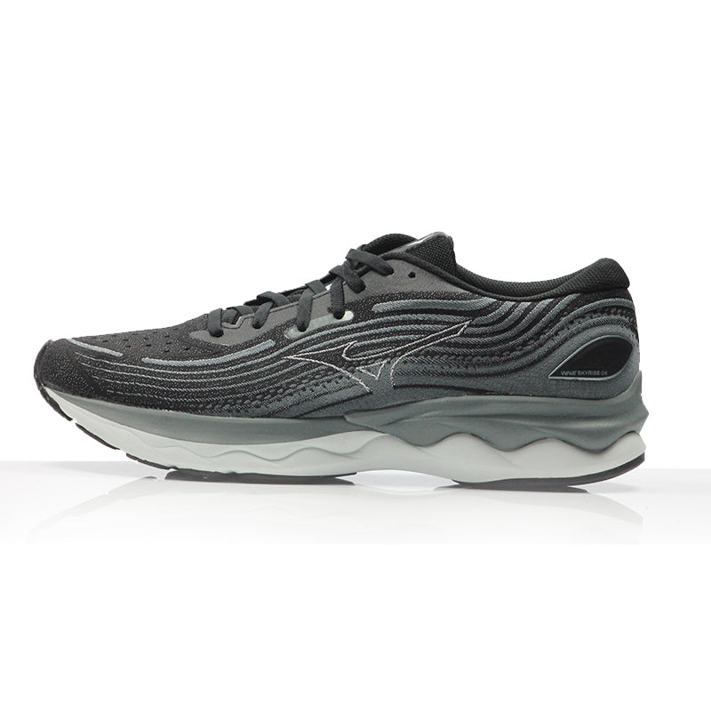 Mizuno Wave Skyrise 4 Men's Running Shoe - Black/White/Storm Weather