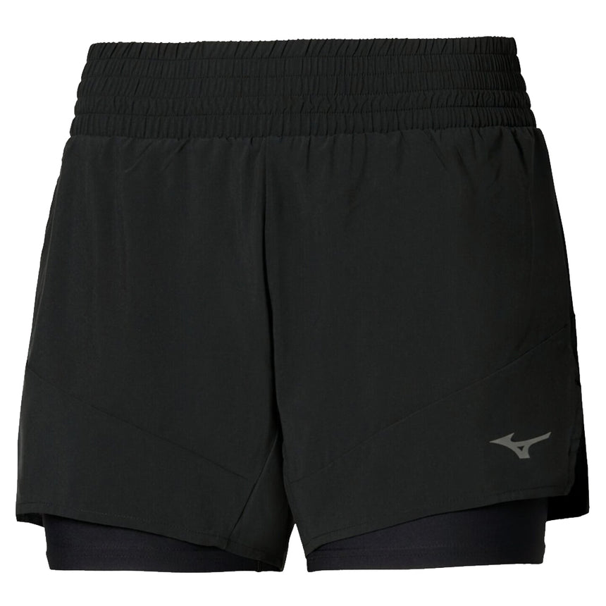 Mizuno Womens Active 4.5 2in1 Short J2GBD203 09 Front