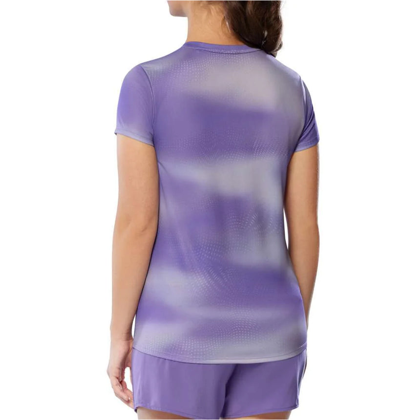 Mizuno Core Graphic Short Sleeve Women's Running Tee - Thistle