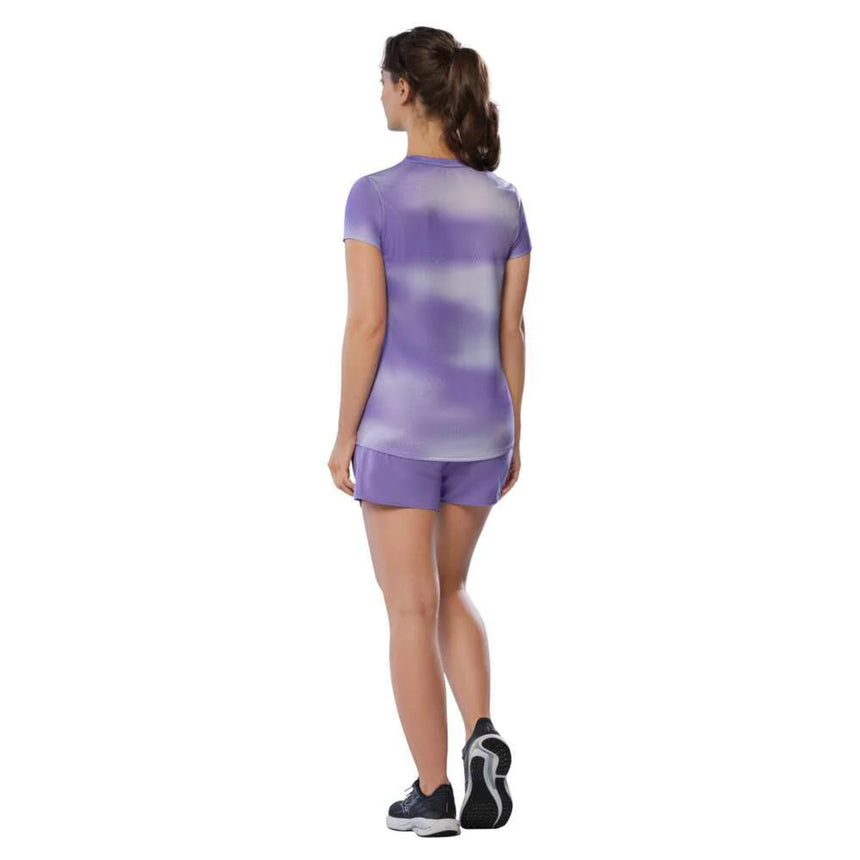 Mizuno Core Graphic Short Sleeve Women's Running Tee - Thistle