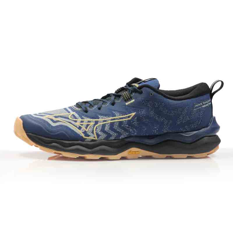 Mizuno Wave Daichi 8 Women's Trail Shoe - Estate Blue/Apricot Ice/Black