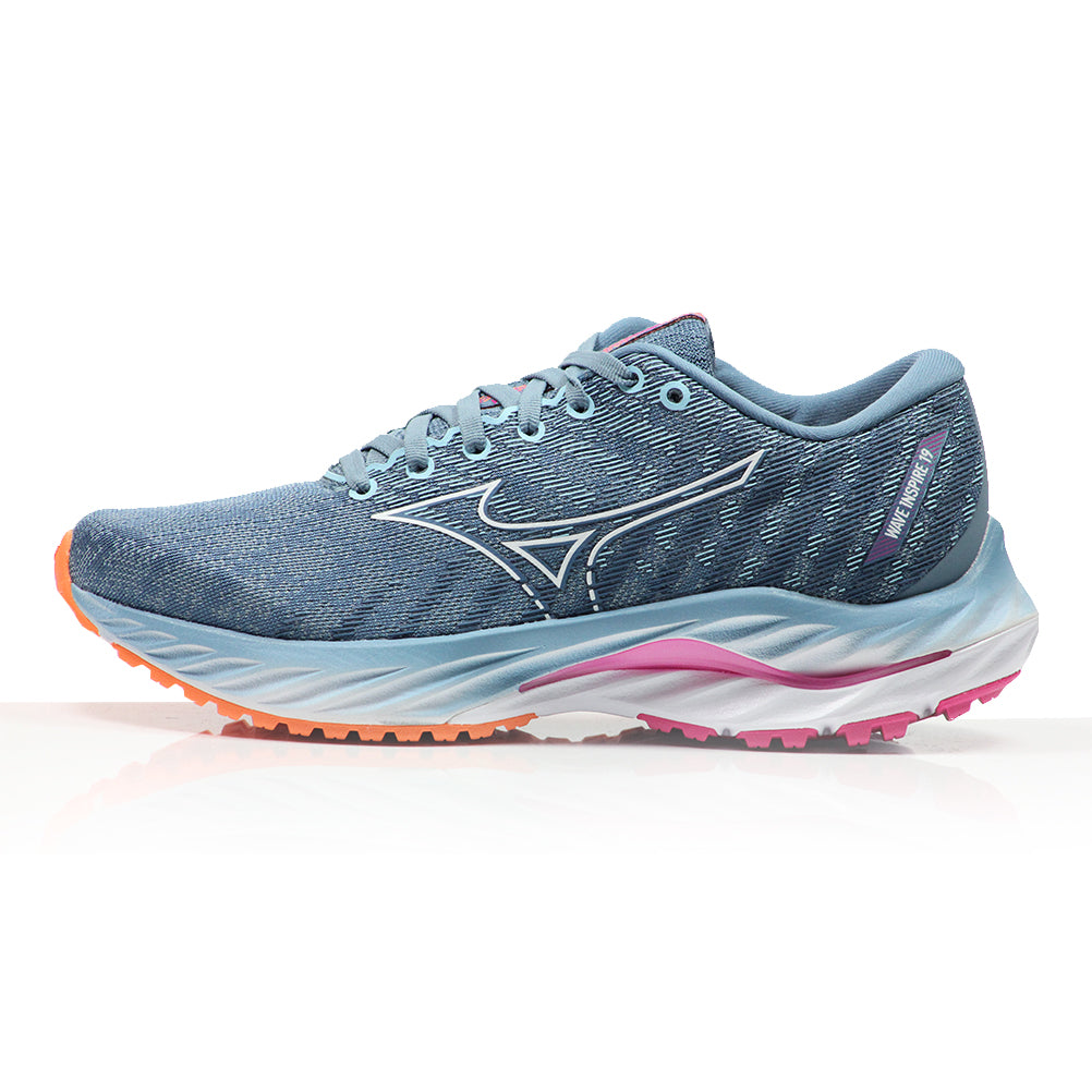 Mizuno Wave Inspire 19 Women's Running Shoe - Provincial Blue/White