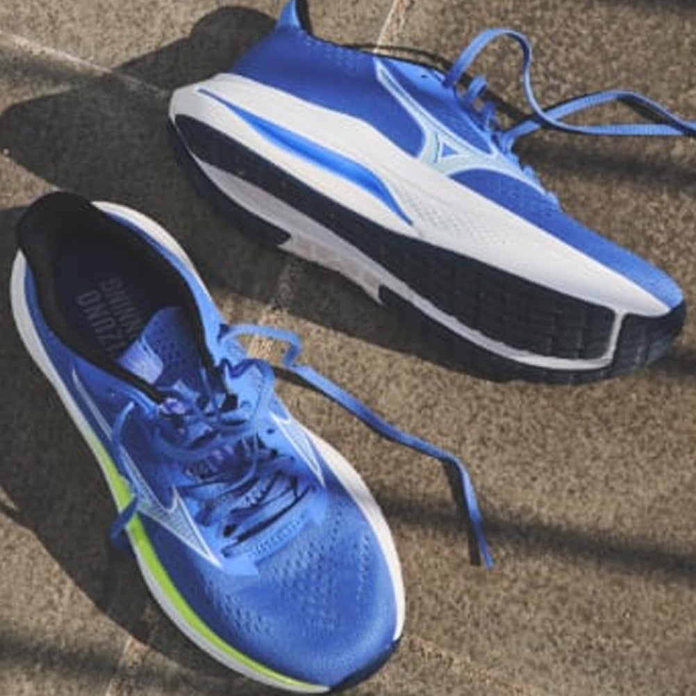 Mizuno Wave Inspire 22 Women's Running Shoe - Ultramarine/White/Lightning Yellow