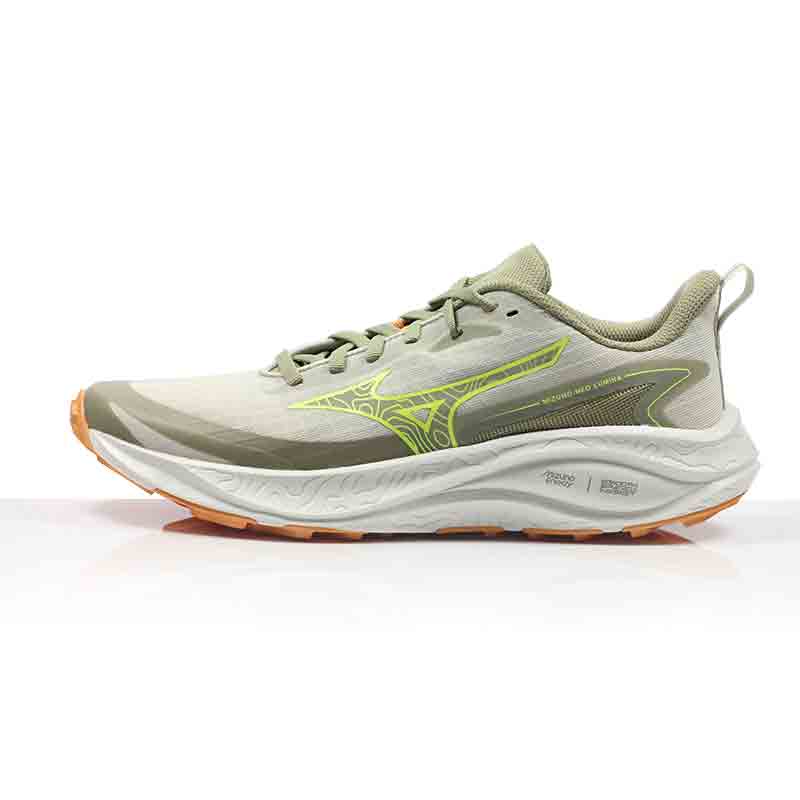 Mizuno Neo Lumina Women's Trail Shoe - Silver Birch/Lightning Yellow/GF White