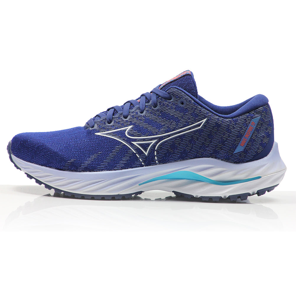 Mizuno Wave Inspire 19 Women's Running Shoe - Bdepths/White/Aqarius