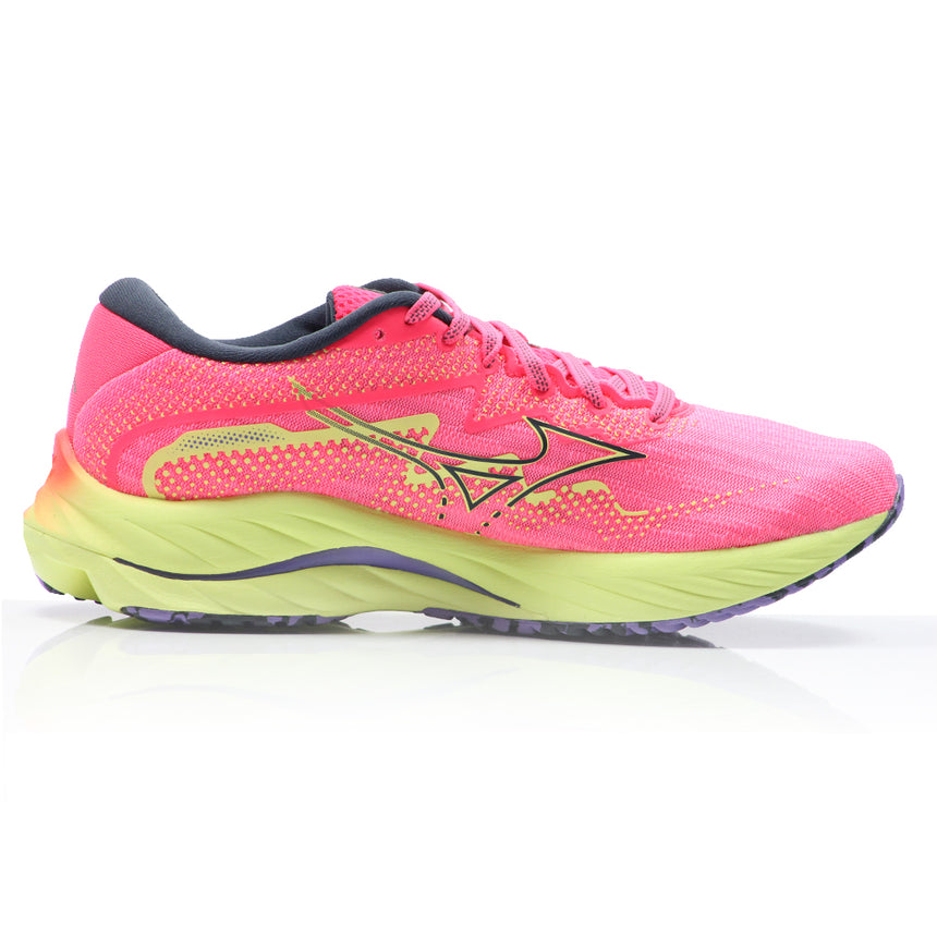 Mizuno Wave Rider 27 Women's Running Shoe - Vpink/Oblue/Luminous