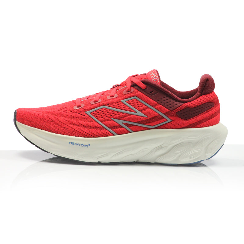 New Balance Fresh Foam X 1080v13 Men's Running Shoe - True Red/Mercury Red/Silver Metallic