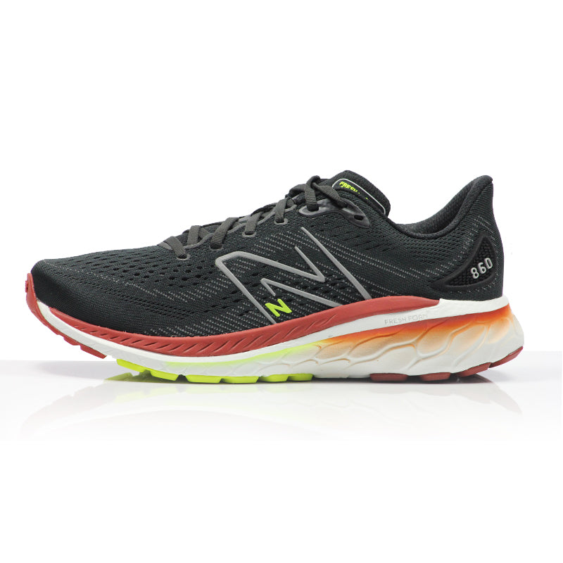 New Balance Fresh Foam X 860v13 Men's Running Shoe - Black/Brick Red