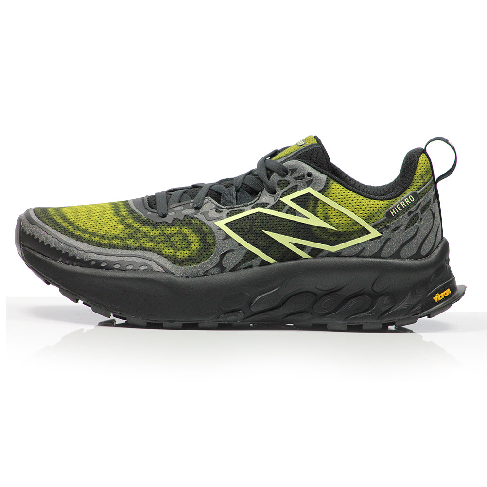 New Balance Fresh Foam X Hierro v8 Men's Trail Shoe - Black/Tea Tree/Limelight