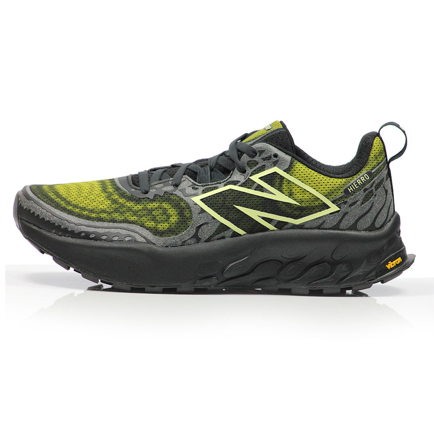 New Balance Fresh Foam X Hierro v8 Men's Trail Shoe - Black/Tea Tree/Limelight