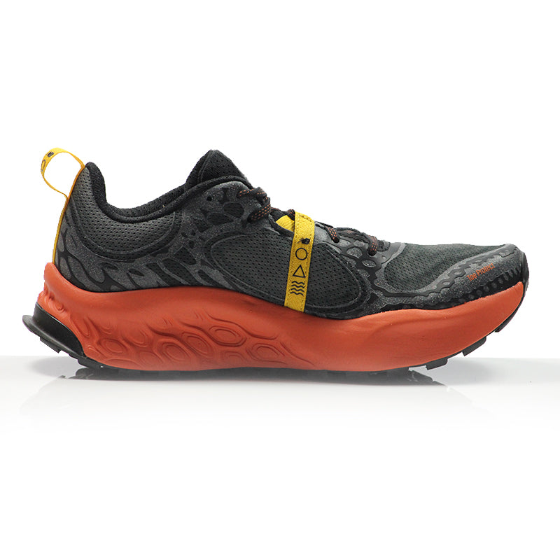 New Balance Fresh Foam X Hierro v8 Men's Trail Shoe - Black/Infield Clay/Ginger Lemon