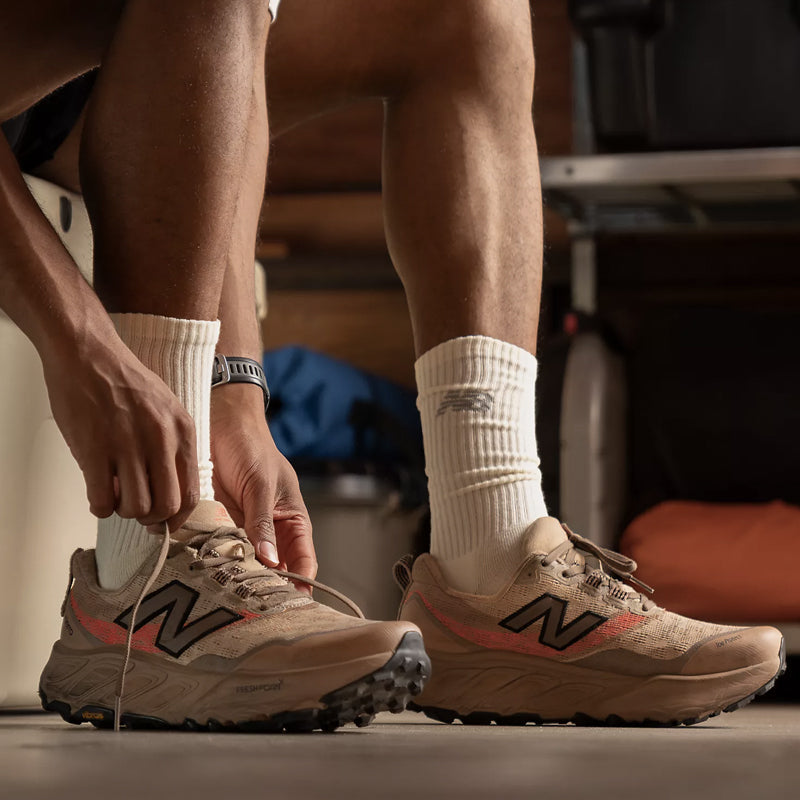 New Balance Fresh Foam X Hierro v9 Men's 2E Wide Fit Trail Shoe - Desert Clay