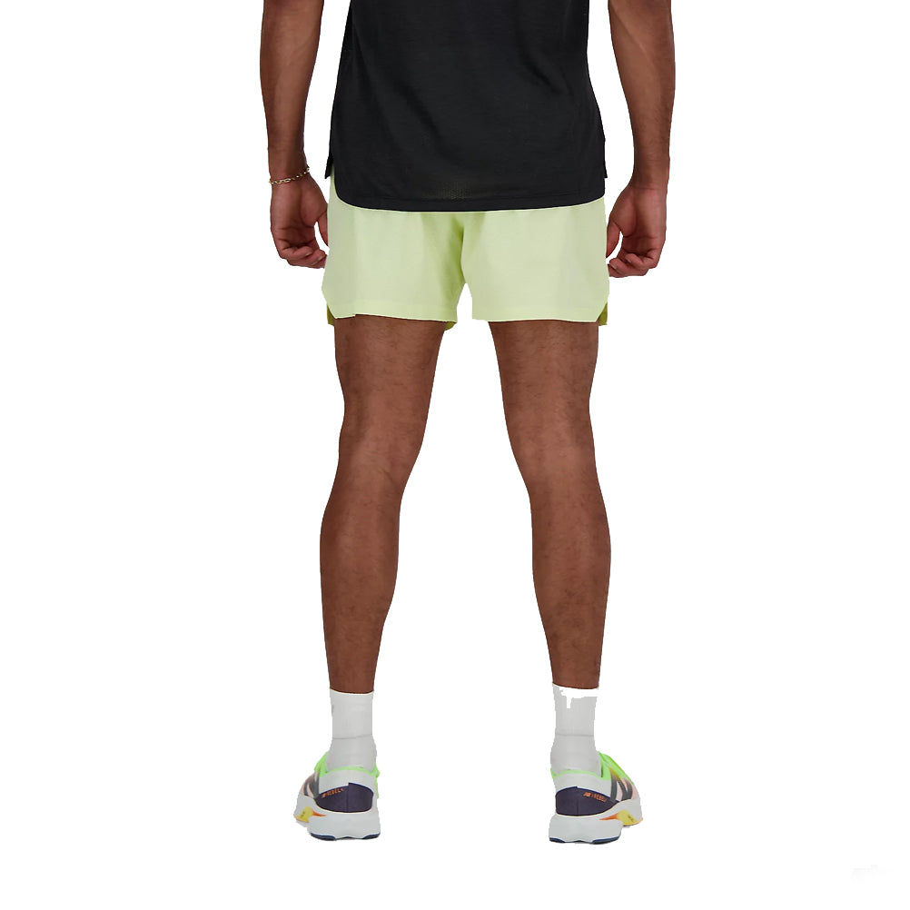 New Balance RC Run 5 inch Men's Running Short - Limelight
