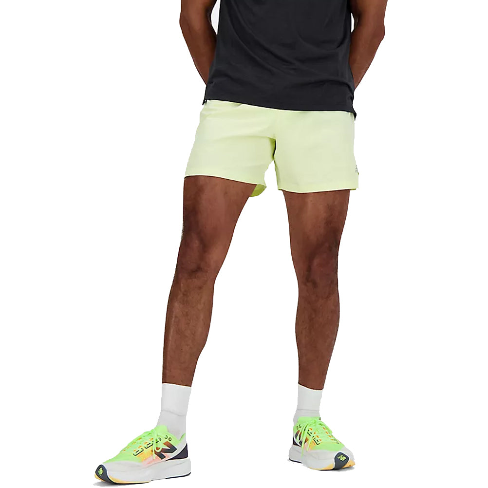 New Balance RC Run 5 inch Men's Running Short - Limelight