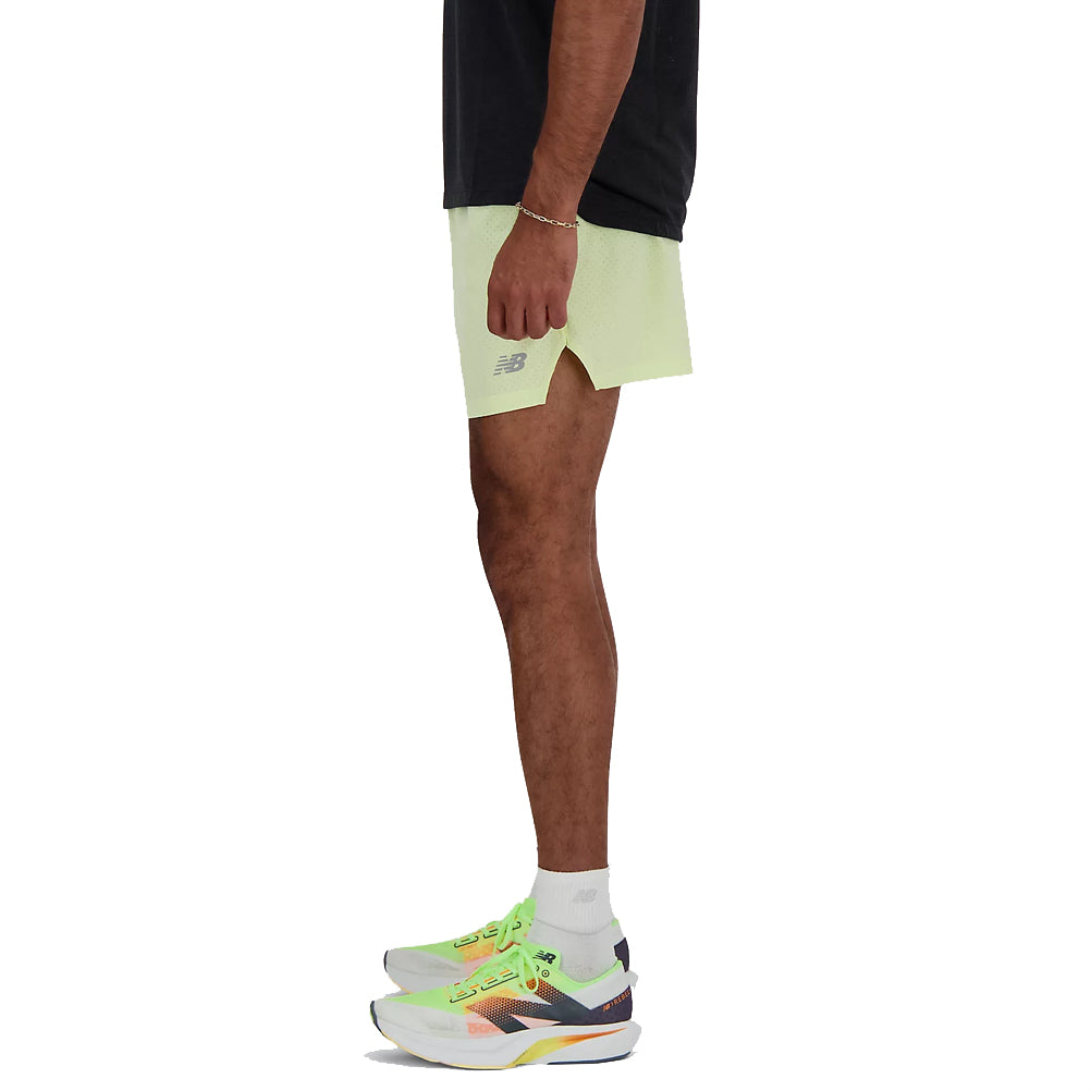 New Balance RC Run 5 inch Men's Running Short - Limelight