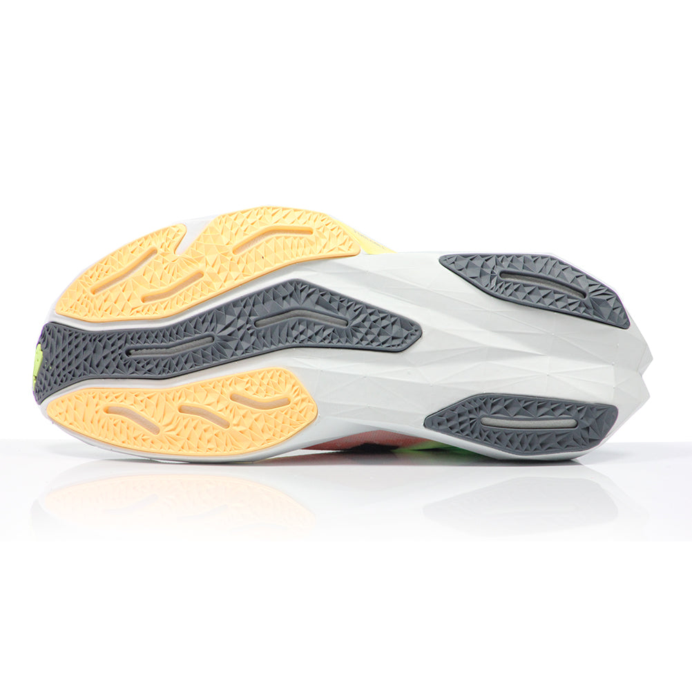 New Balance FuelCell Rebel v4 Men's Running Shoe - White/Lime Glo