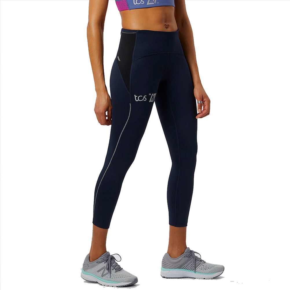 New Balance London Edition Impact Run Women's Running Crop - Navy