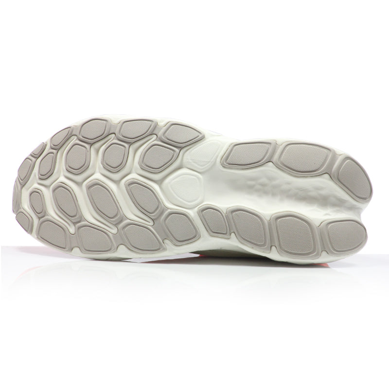 New Balance Fresh Foam More v4 Women's Running Shoe - Gulf Red/Sea Salt/Silver Metallic