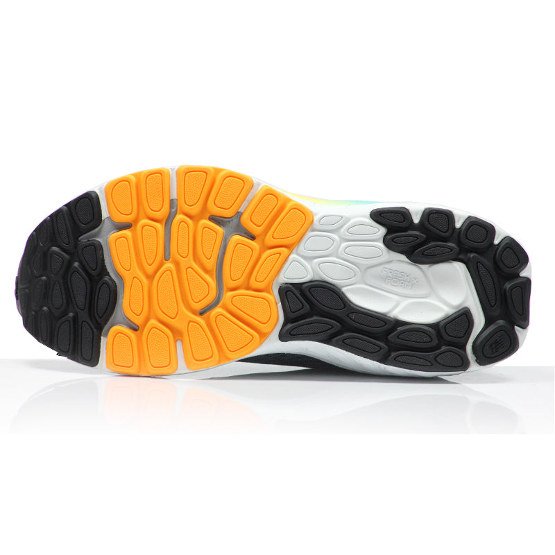 New Balance Fresh Foam X 860v13 Wide Fit Men's Running Shoe - Steel/Summer Aqua/Hot Marigold