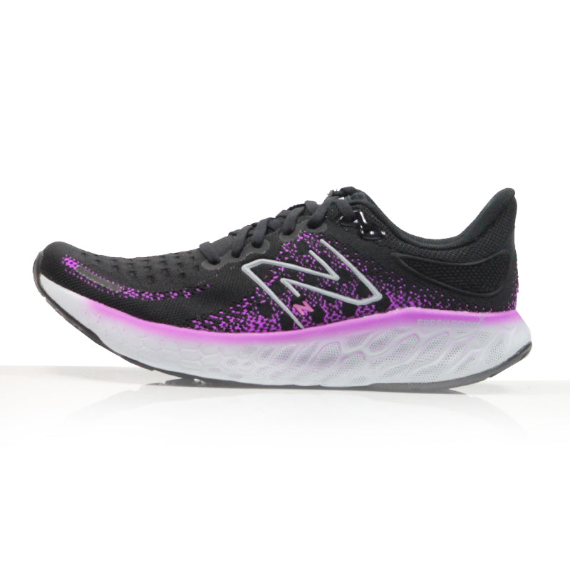 New Balance Fresh Foam X 1080v12 Women's Wide Fit Running Shoe - Black/Pink