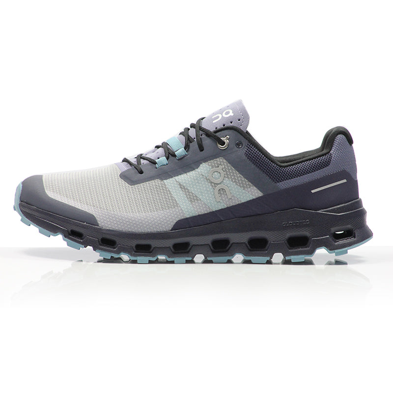 On Cloudvista Waterproof Women's Trail Shoe - Zinc/Grape