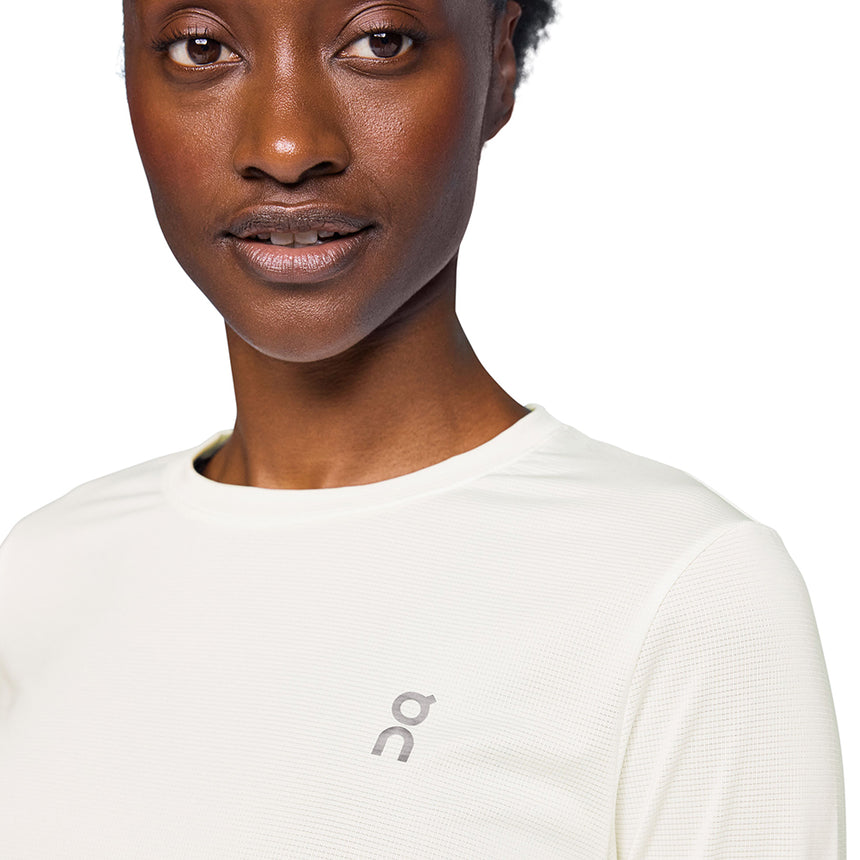 On Running Core Long Sleeve Women's Running Tee - Undyed-White