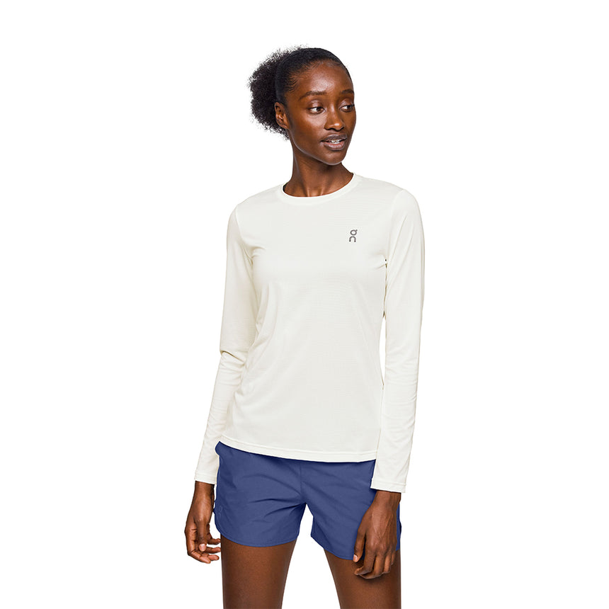 On Running Core Long Sleeve Women's Running Tee - Undyed-White