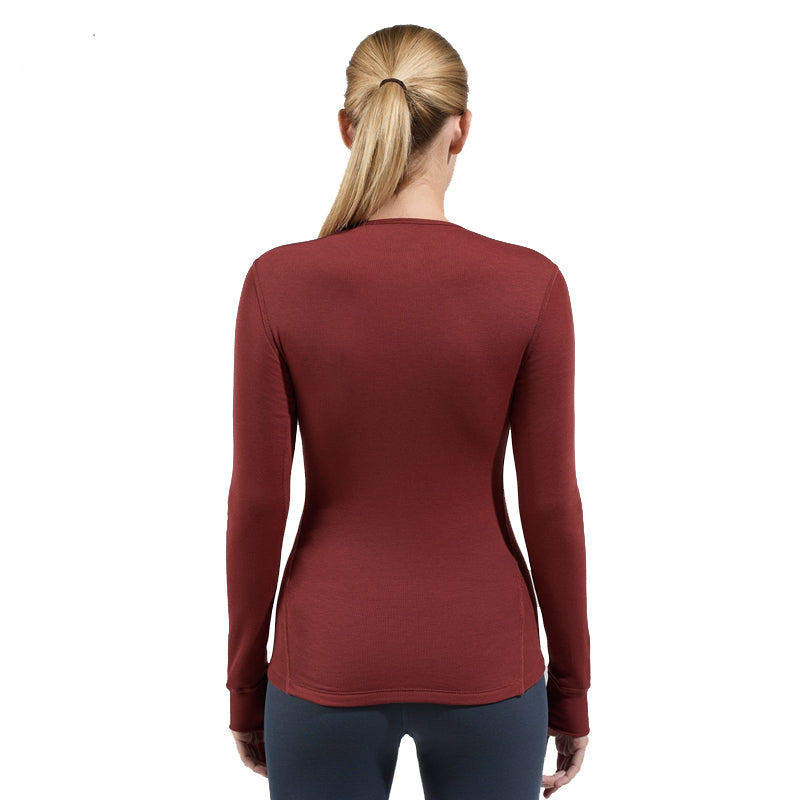 Odlo Active Warm Long Sleeve Women's Baselayer - Spiced Apple