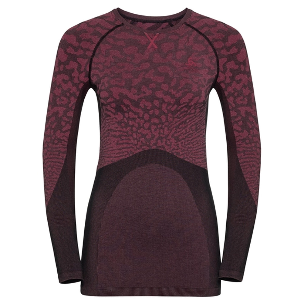 Odlo-womens-SUW_LS-black-Cerise-187081-60205-front