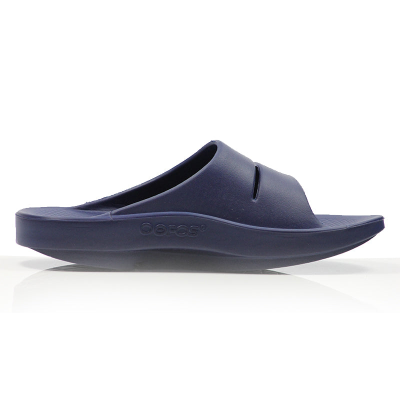 OOfos Women's OOahh Recovery Slide - Navy