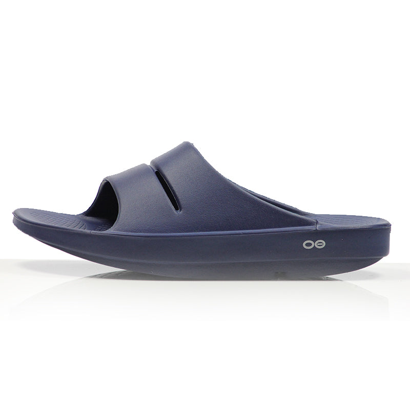 OOfos Women's OOahh Recovery Slide - Navy