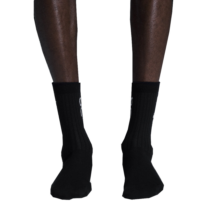 On Running Logo 3 Pack High Sock - Black