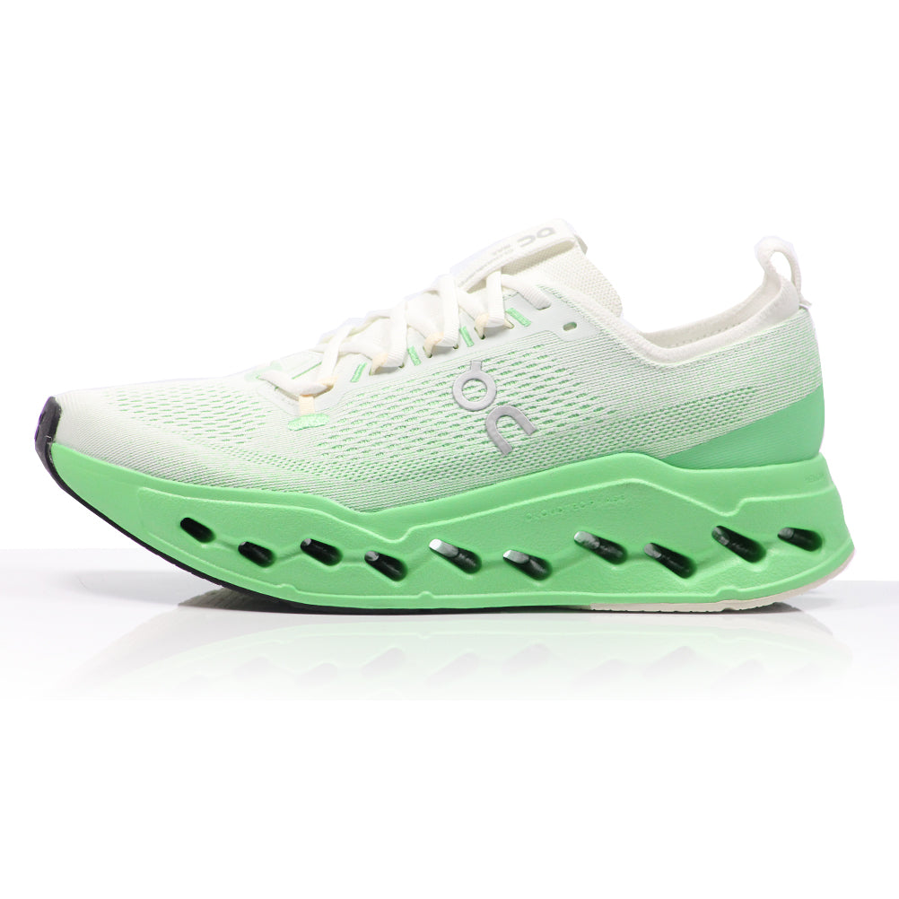 On Cloudsurfer Max Men's Running Shoe - Ivory/Honeydew