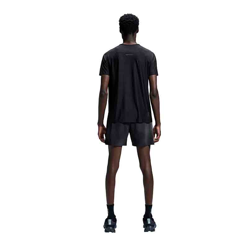 On Running Performance Lumos Short Sleeve Men's Running Tee - Black
