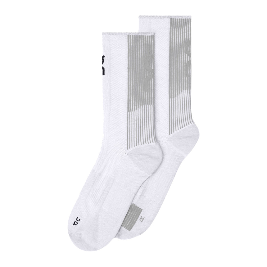 On Running Performance Mid Run Sock - White/Glacier