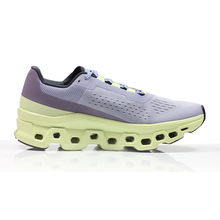 On CloudMonster Women's Running Shoe - Nimbus/Hay