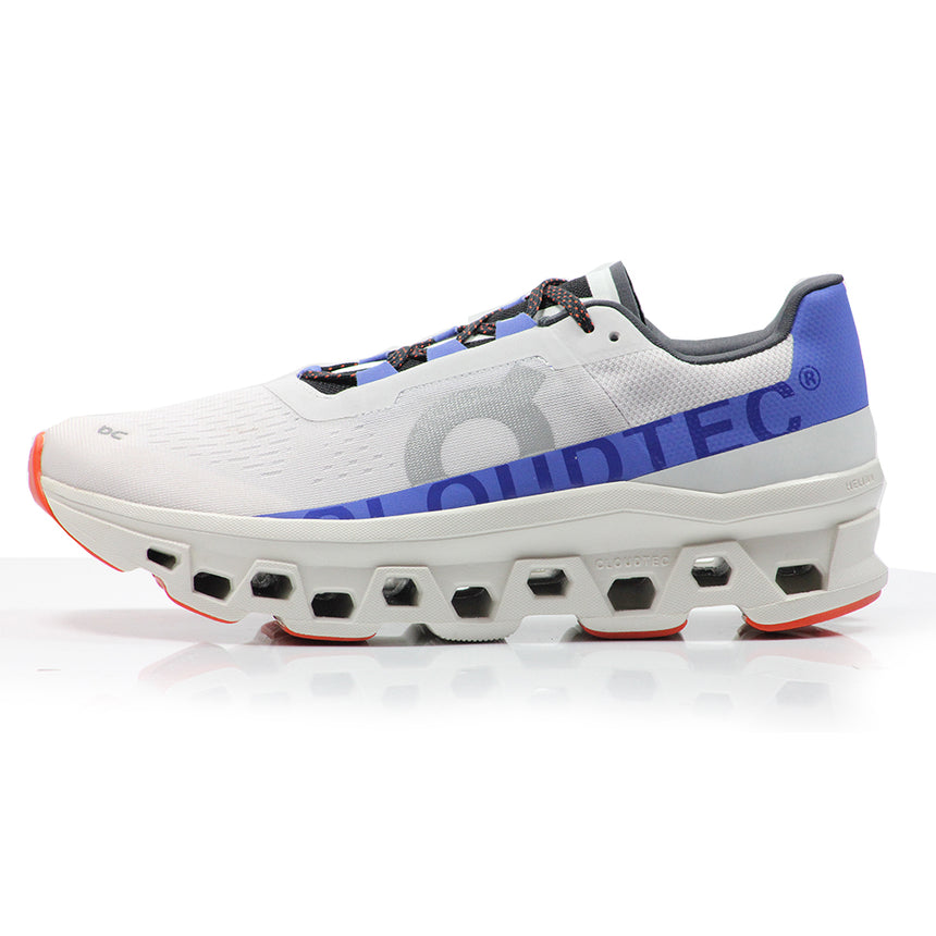 On CloudMonster Women's Running Shoe - Frost/Cobalt