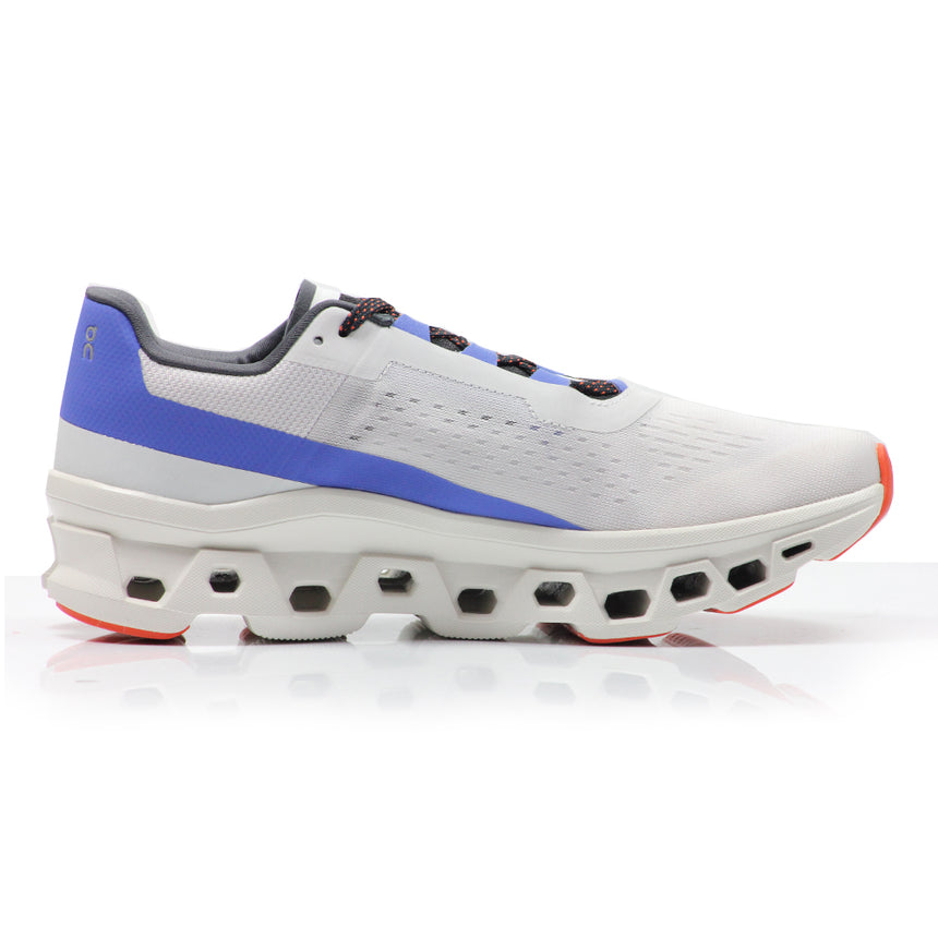 On CloudMonster Women's Running Shoe - Frost/Cobalt