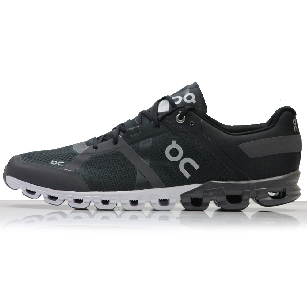 On-Running-mens-cloudflow-black-white-front