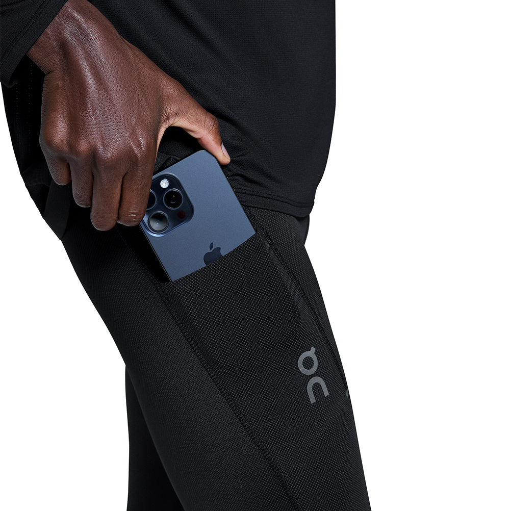On Running Performance Winter Lumos AW24 Men's Running Tight - Black