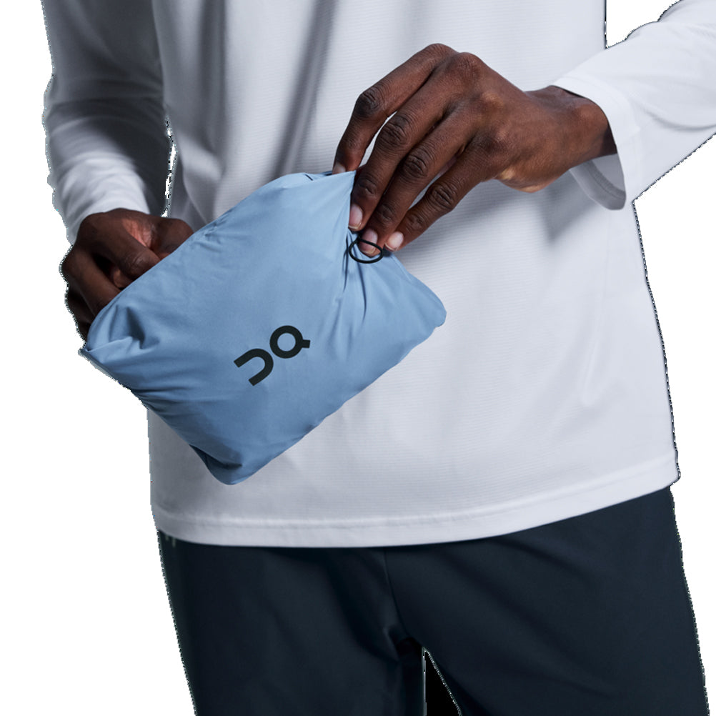 On Running Weather Men's Running Jacket - Chambray/Midnight