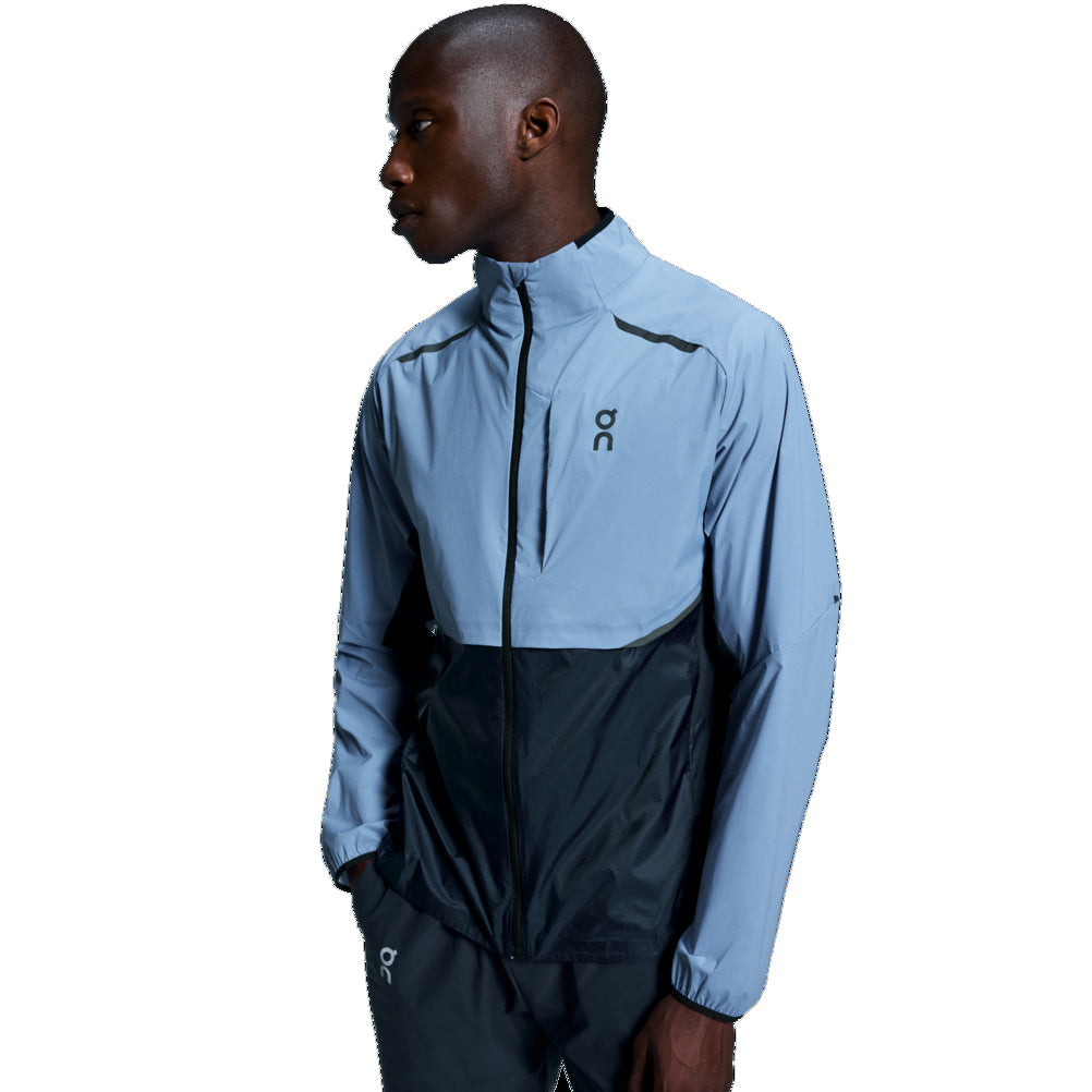 On Running Weather Men's Running Jacket - Chambray/Midnight