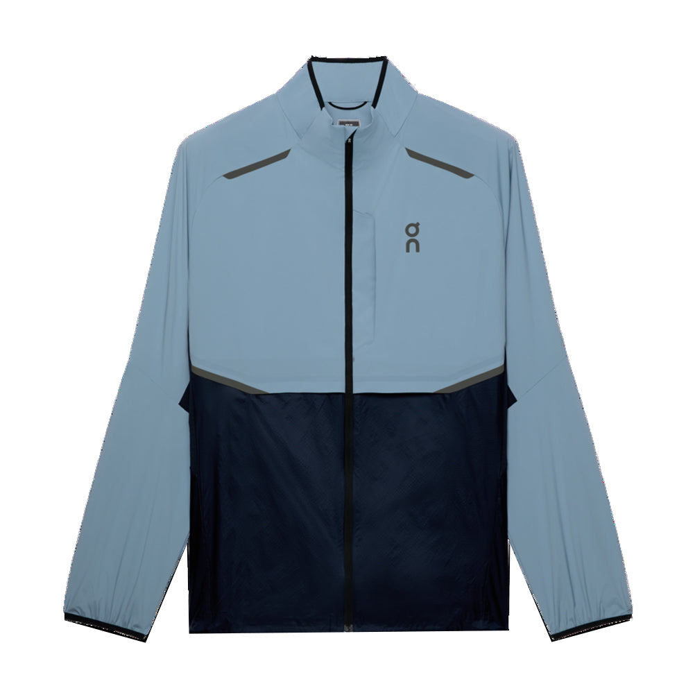 On Running Weather Men's Running Jacket - Chambray/Midnight