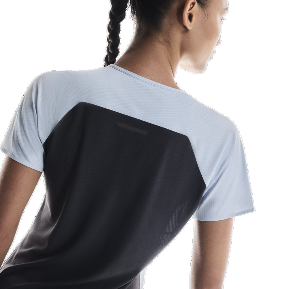 On Running Performance Short Sleeve Women's Running Tee - Arctic/Eclipse